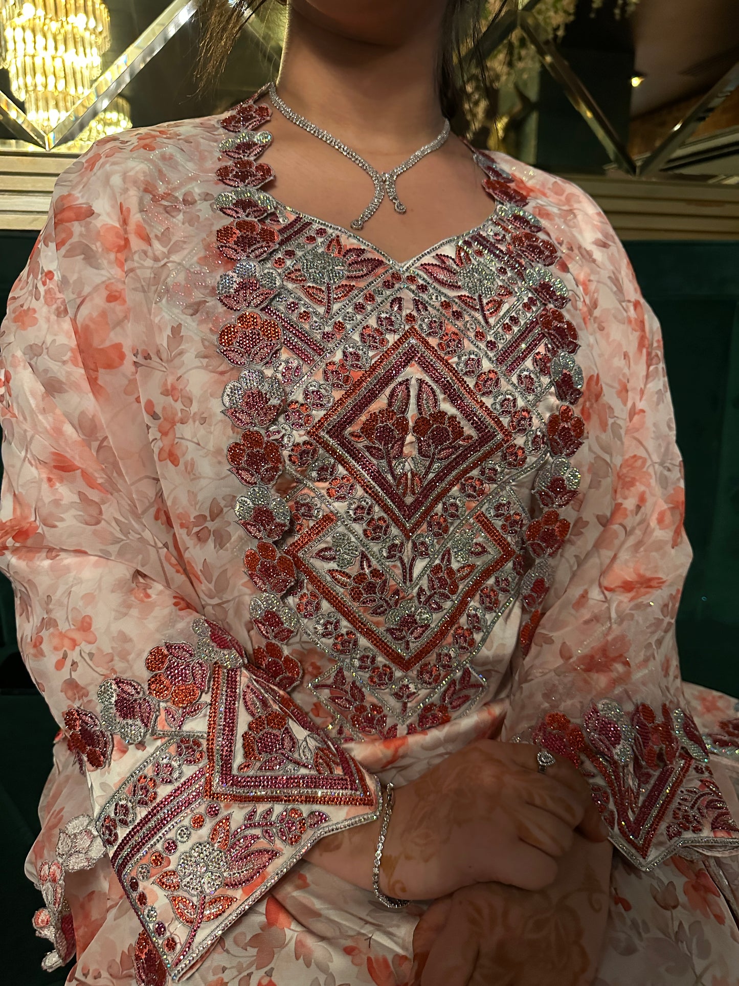 Two pieces mkhawar, mkhawar plus abaya