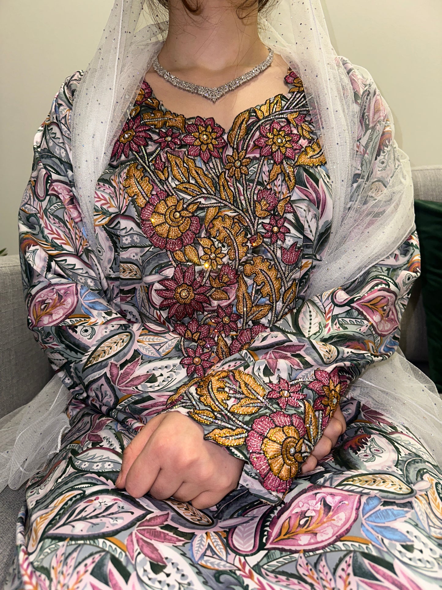 Indonesian silk 3D mkhawar