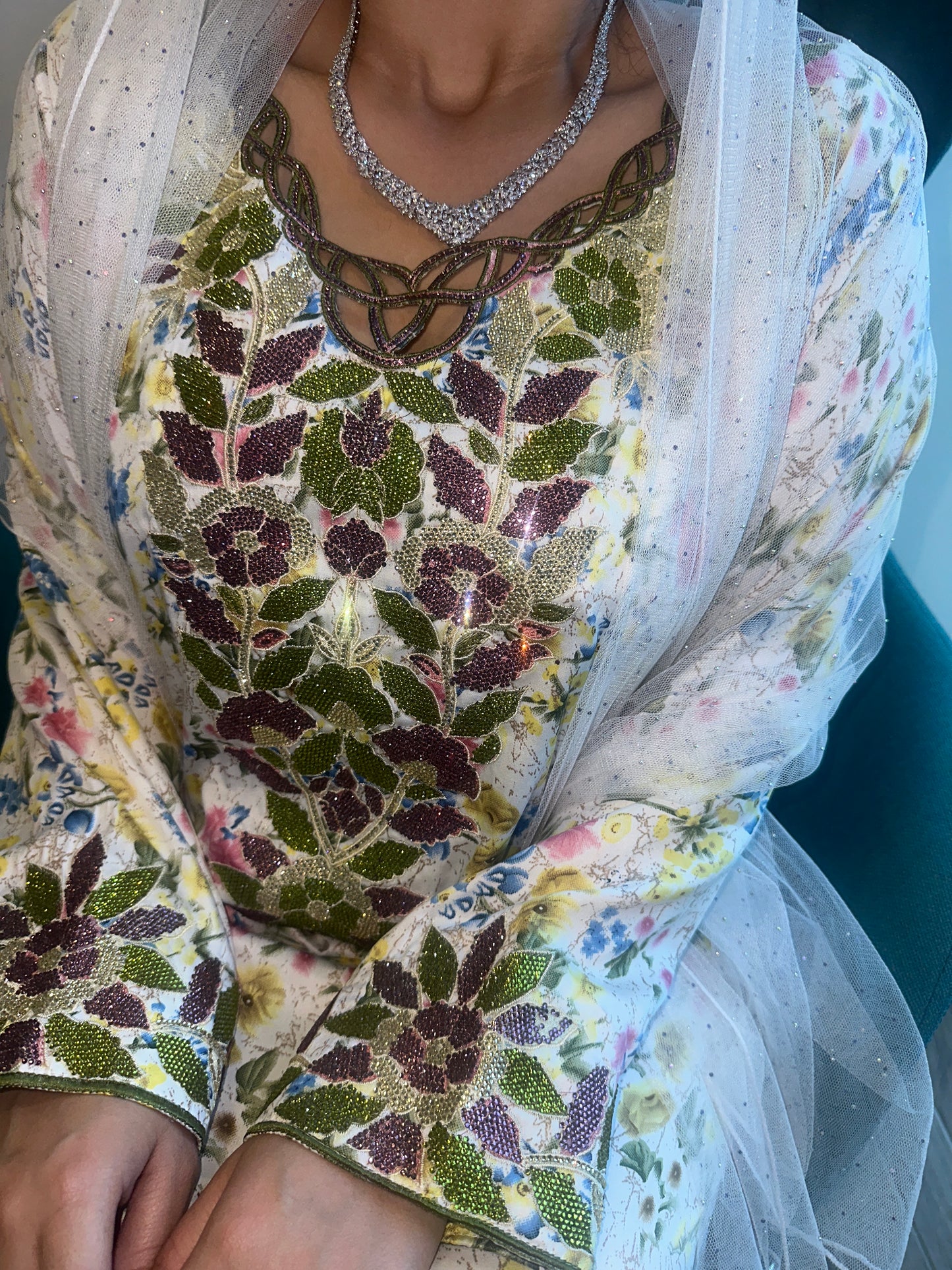 Green and purple mkhawar