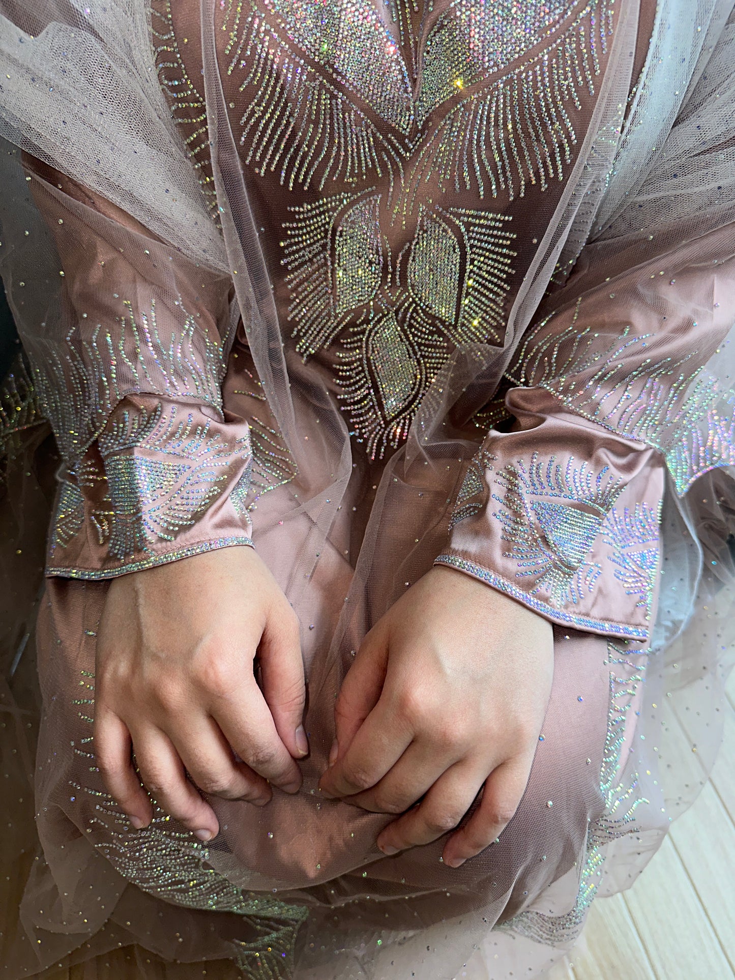 Rose Emirates Thobe two piece