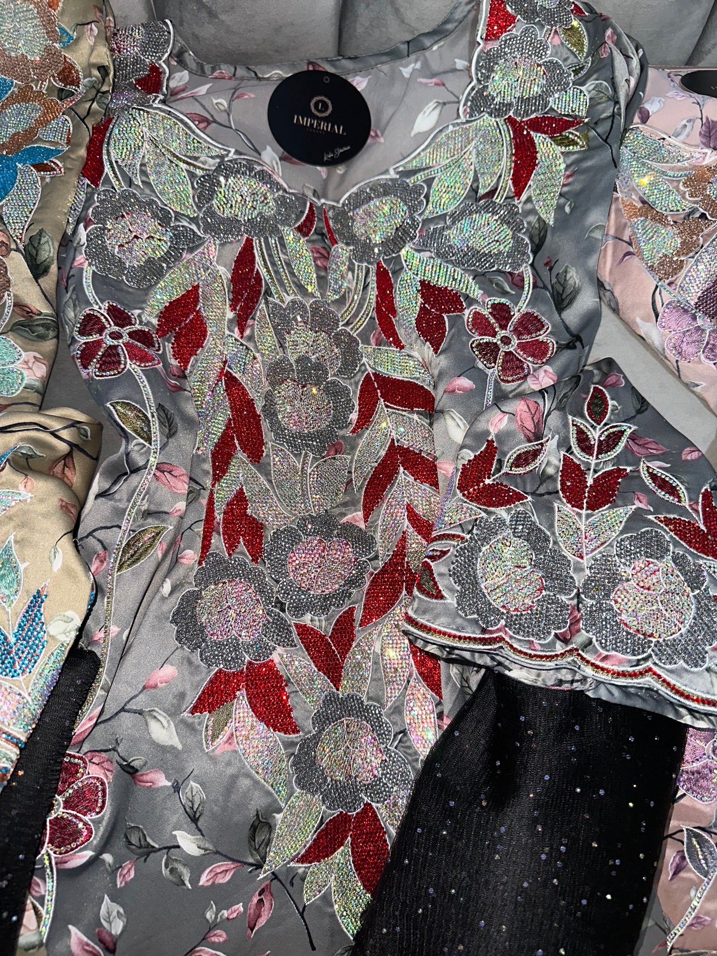 Different colors of mkhawars with chiffon Sheila
