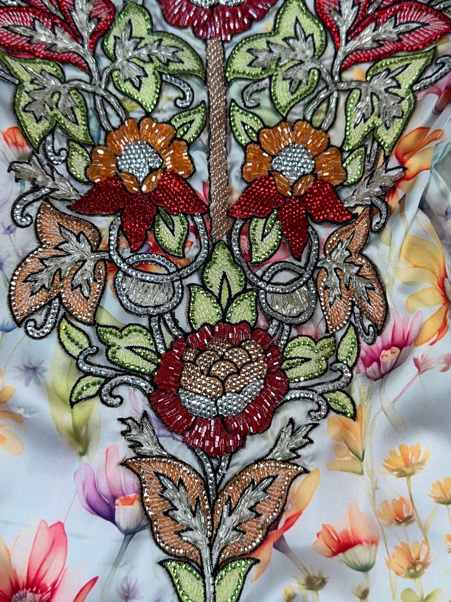 White and red3 mukhawar pure silk