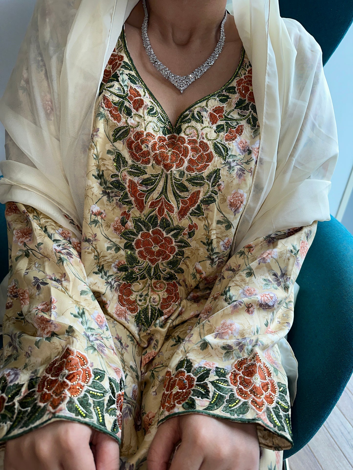 Creamy mkhawar with matching