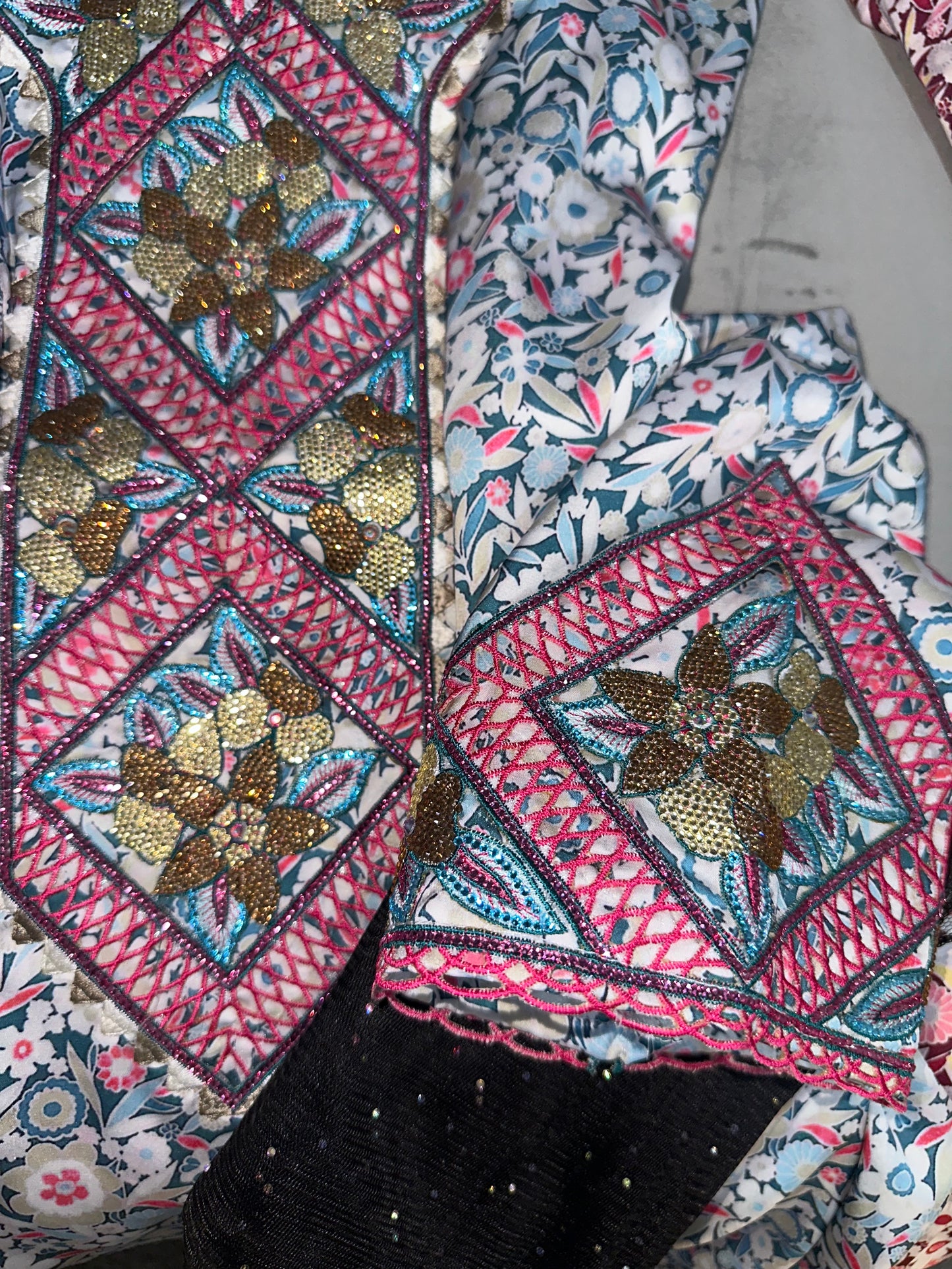 Pure silk handmade mkhawar