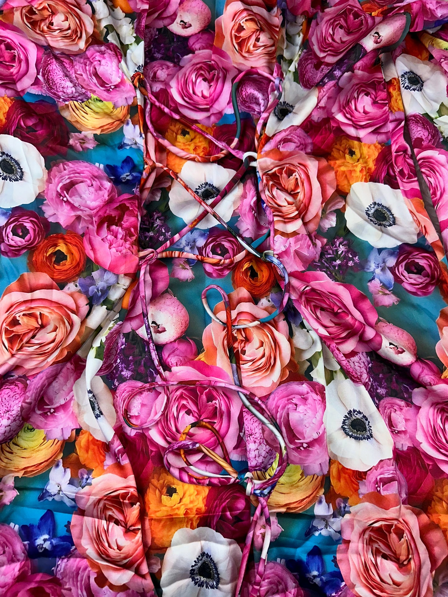 Pink6 3D mukhawar with dajallil Sheila (big scarf) pure silk and back corset