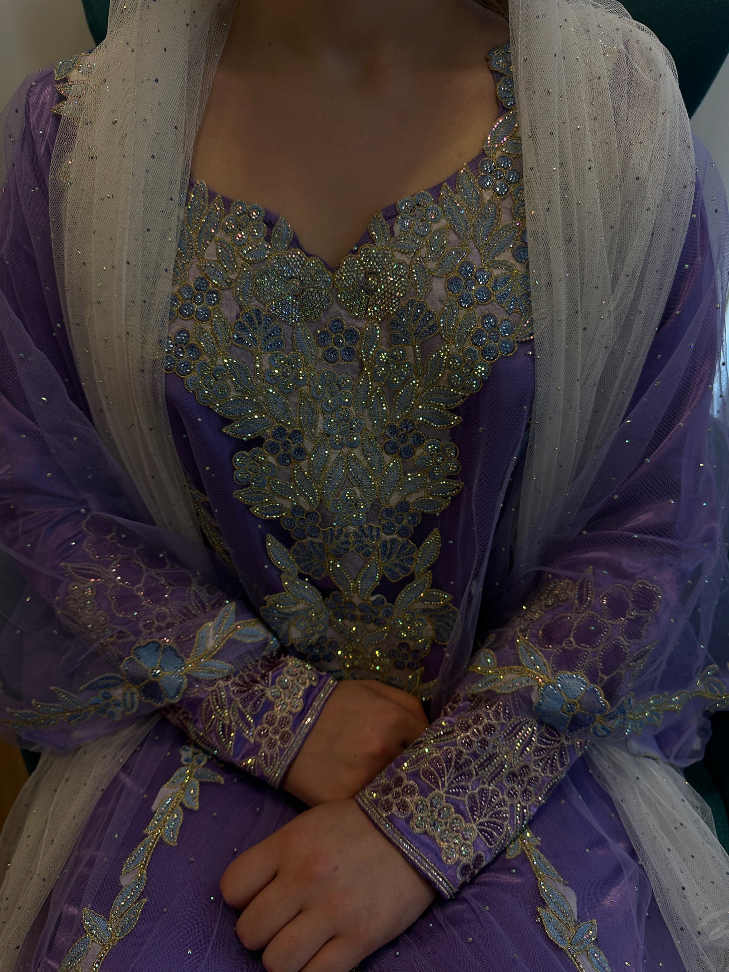 Purple Emarati Thobe
