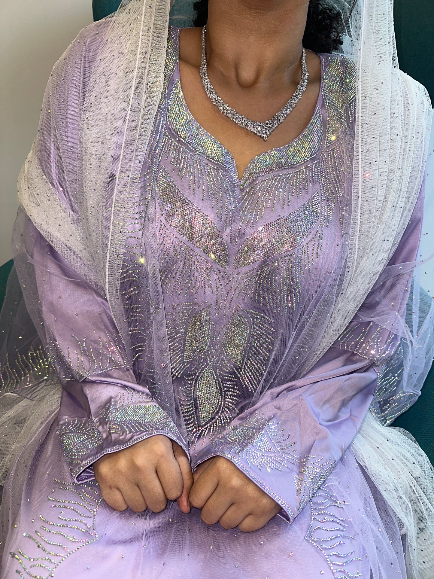 Purple Thobe two pieces