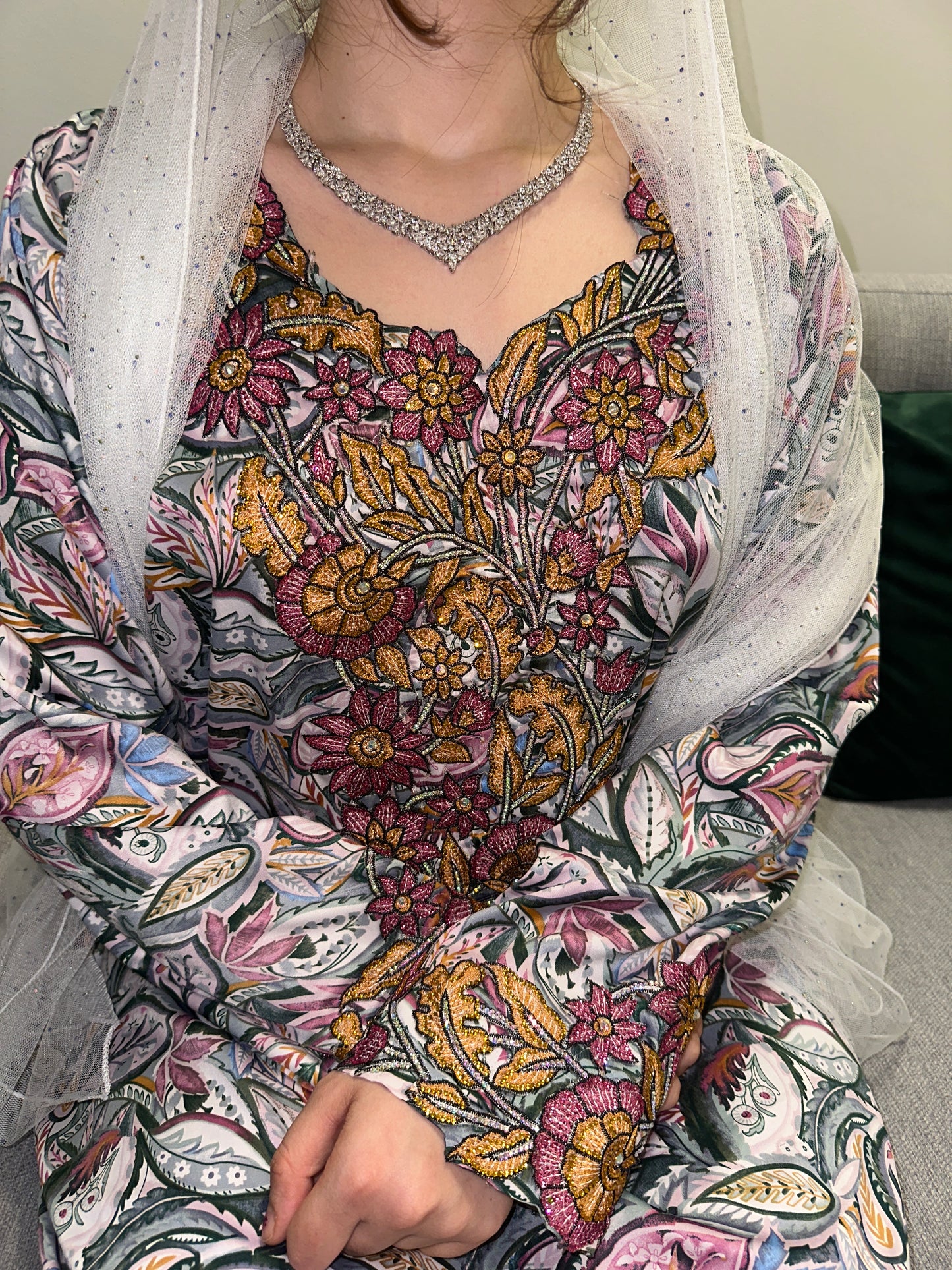 Indonesian silk 3D mkhawar