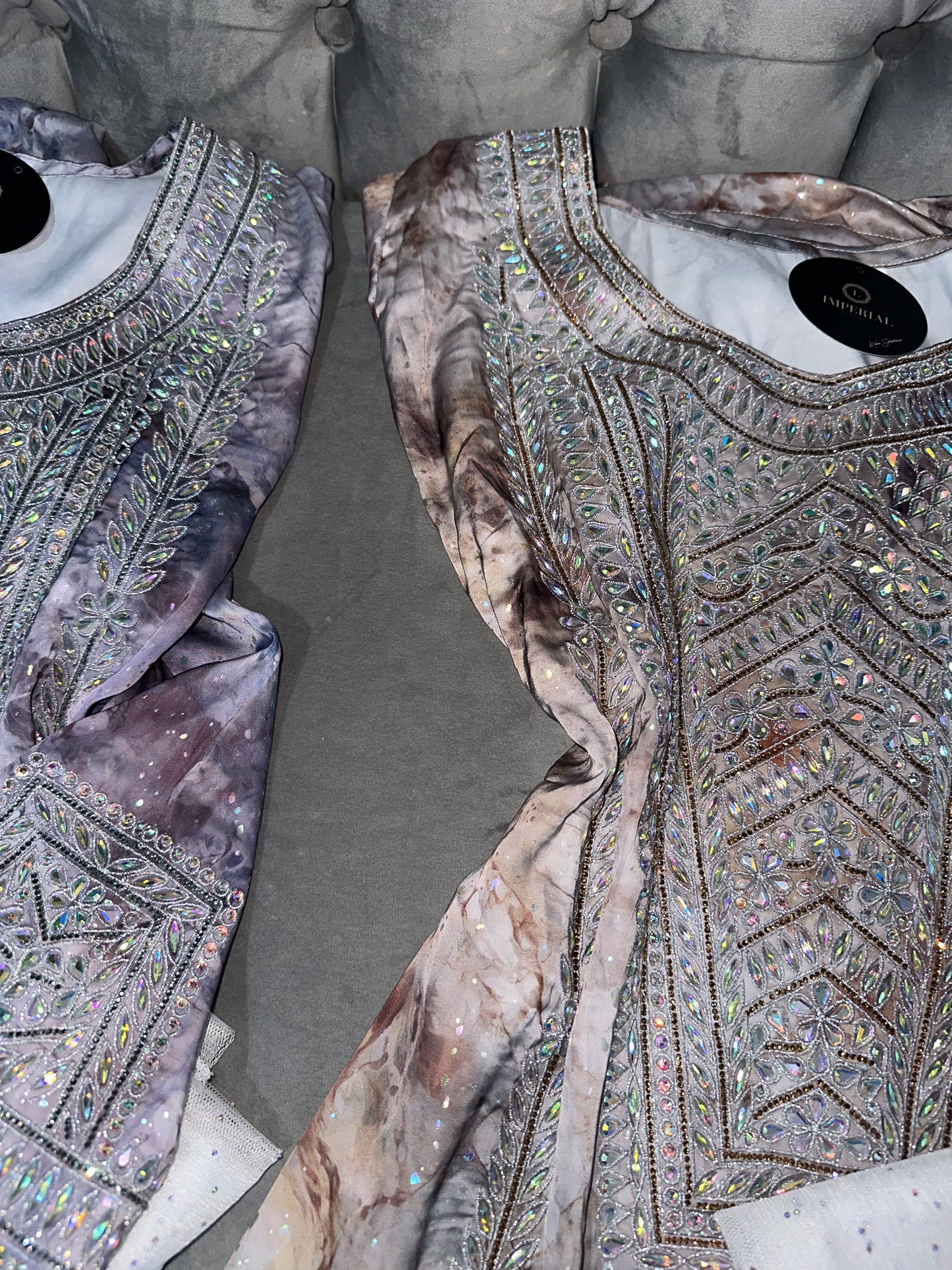 Galaxy shine mkhawar pure silk with corset and white chiffon Shiela