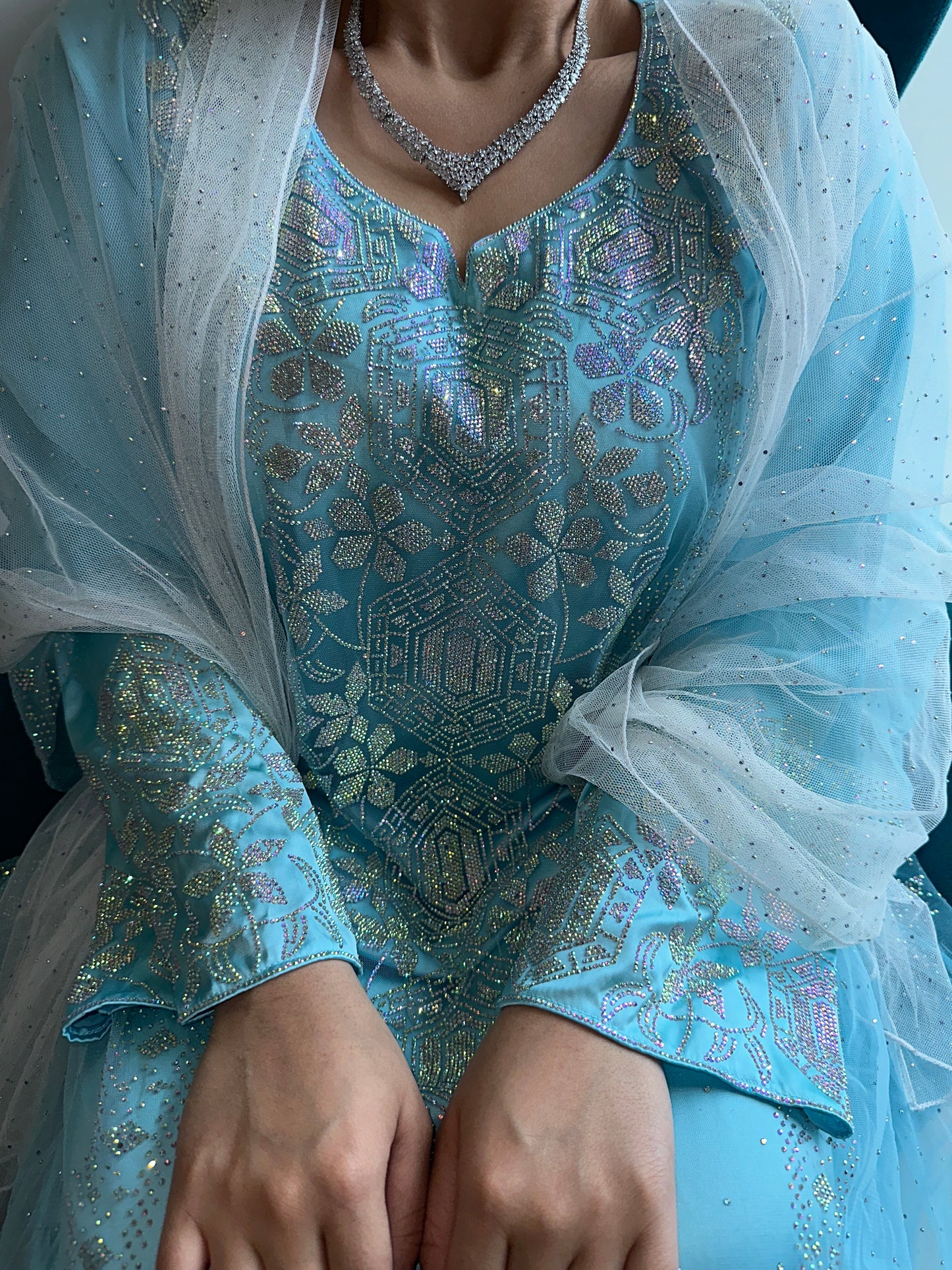Emirates blue Thobe