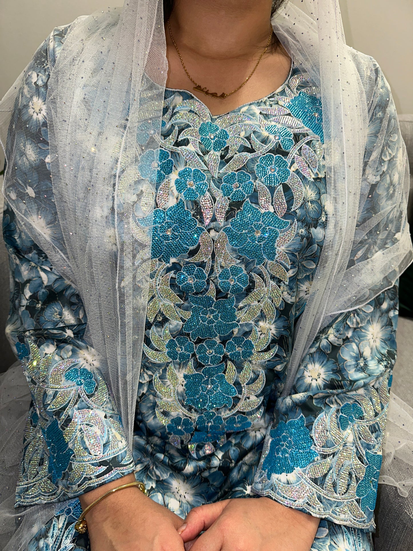 Blue mkhawar