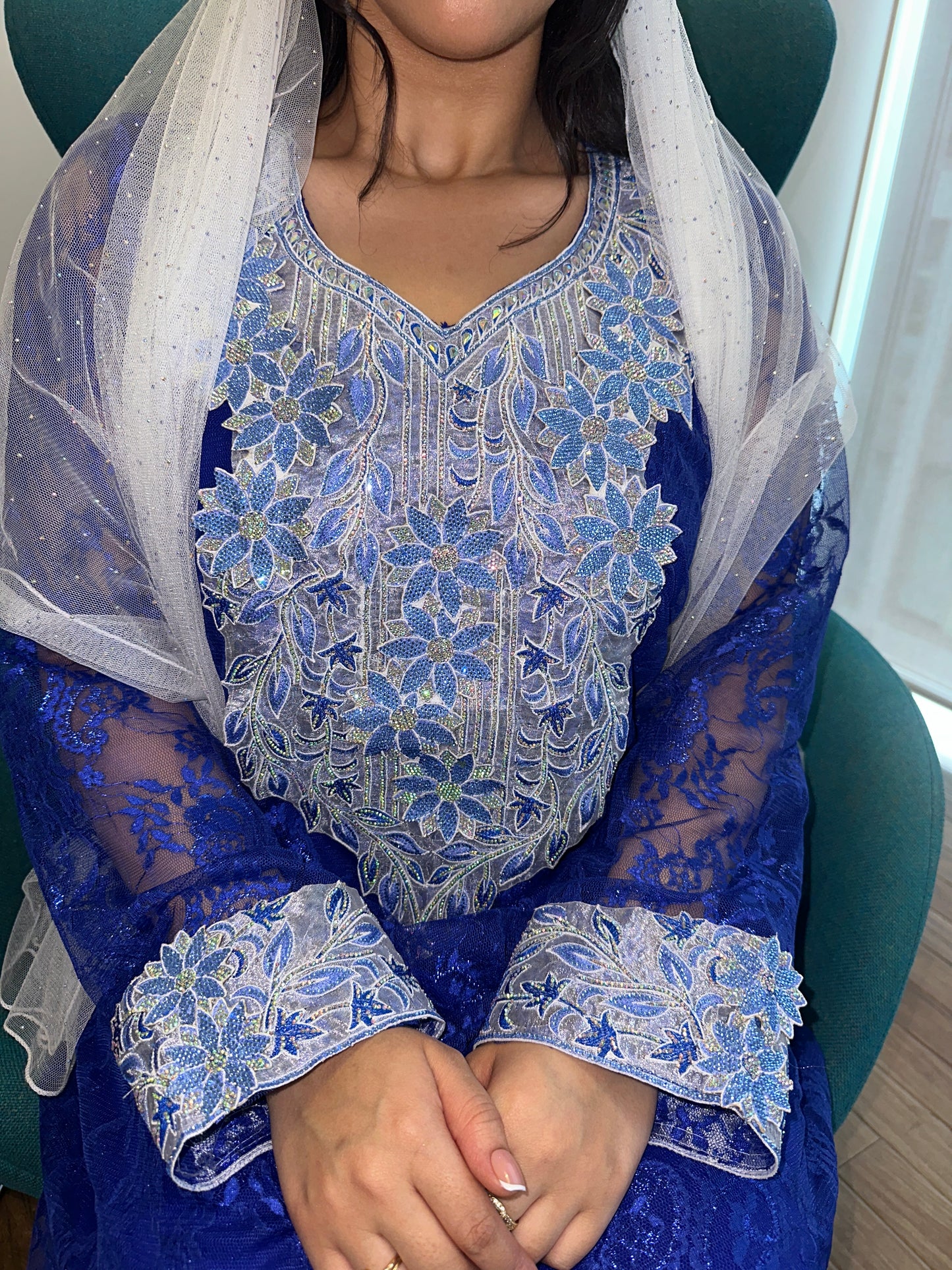 Blue lace mkhawar 3D