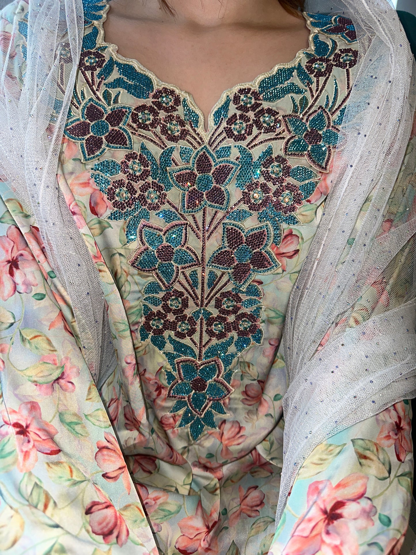Pure silk mkhawar