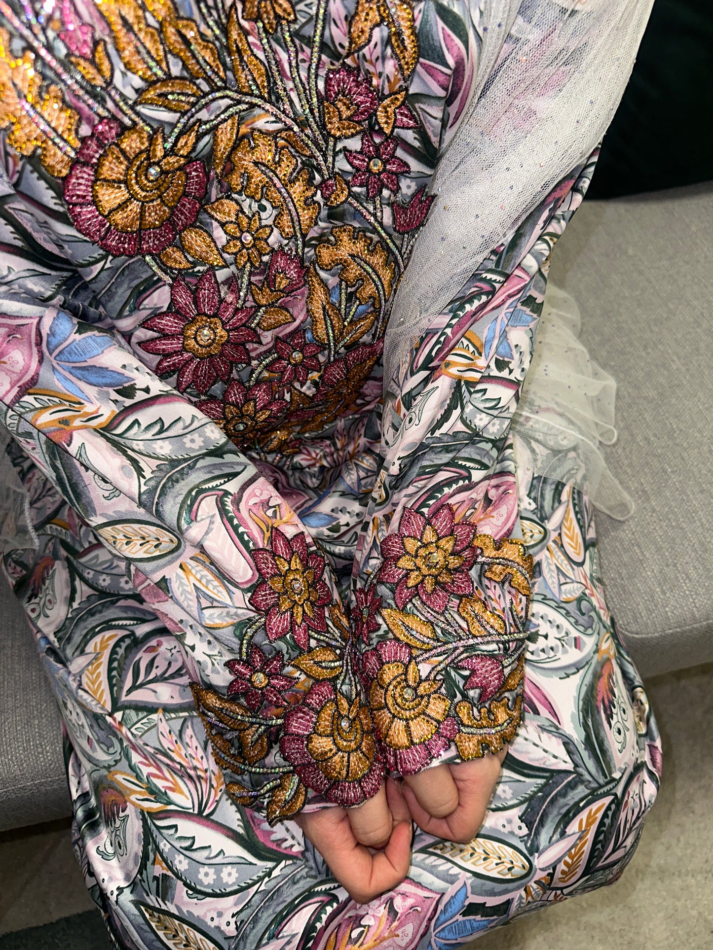 Indonesian silk 3D mkhawar