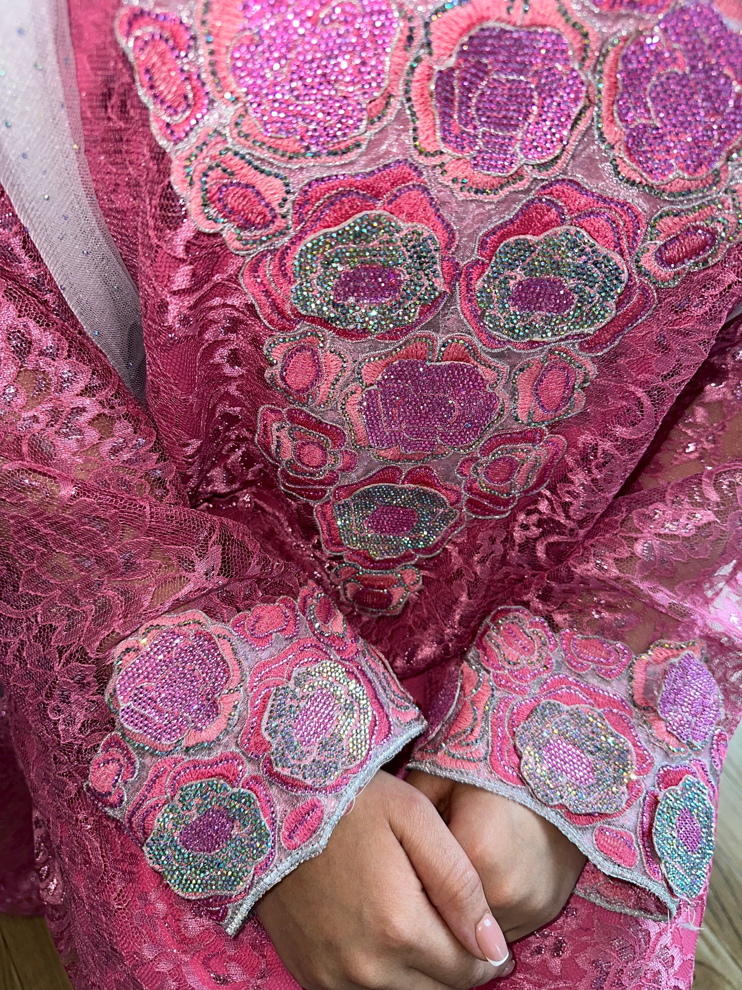 Pink2 lace, 3D MKHAWAR