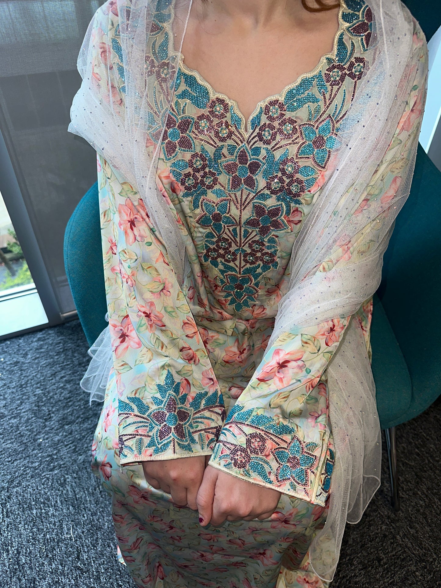Pure silk mkhawar