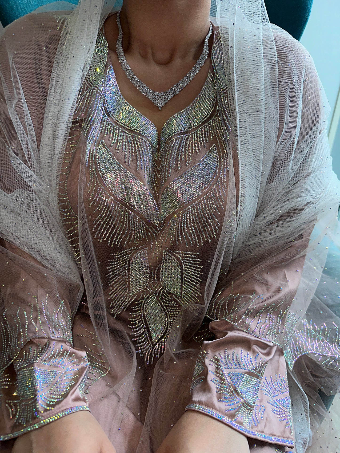 Rose Emirates Thobe two piece