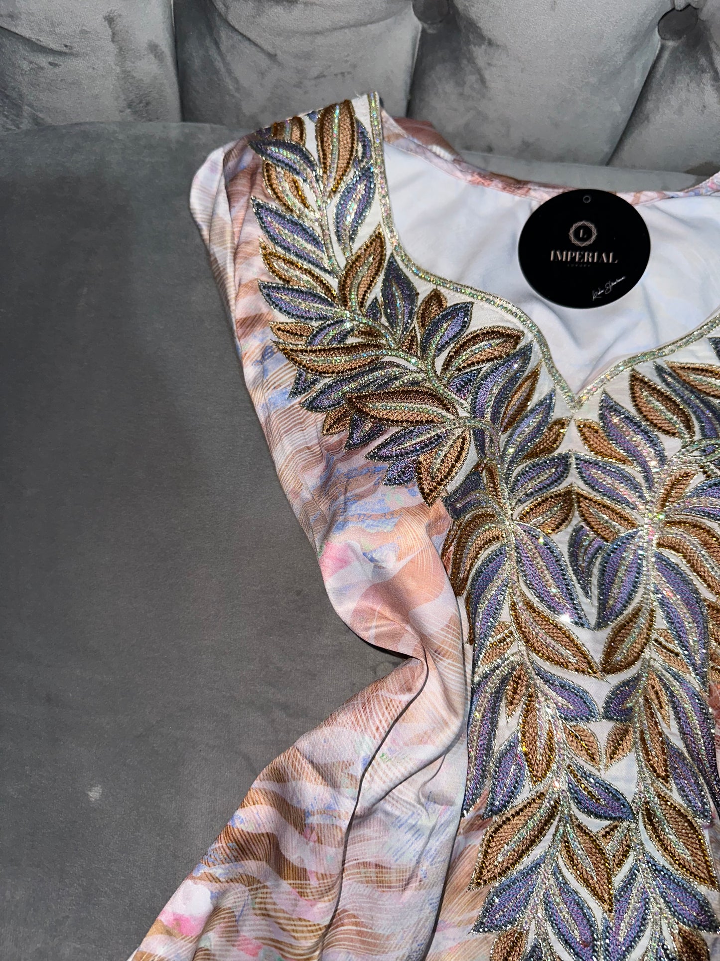 Natural colors of mkhawars with corse back and black chiffon Shiela