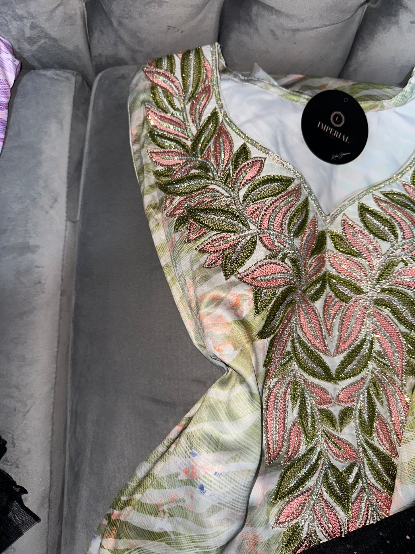 Natural colors of mkhawars with corse back and black chiffon Shiela