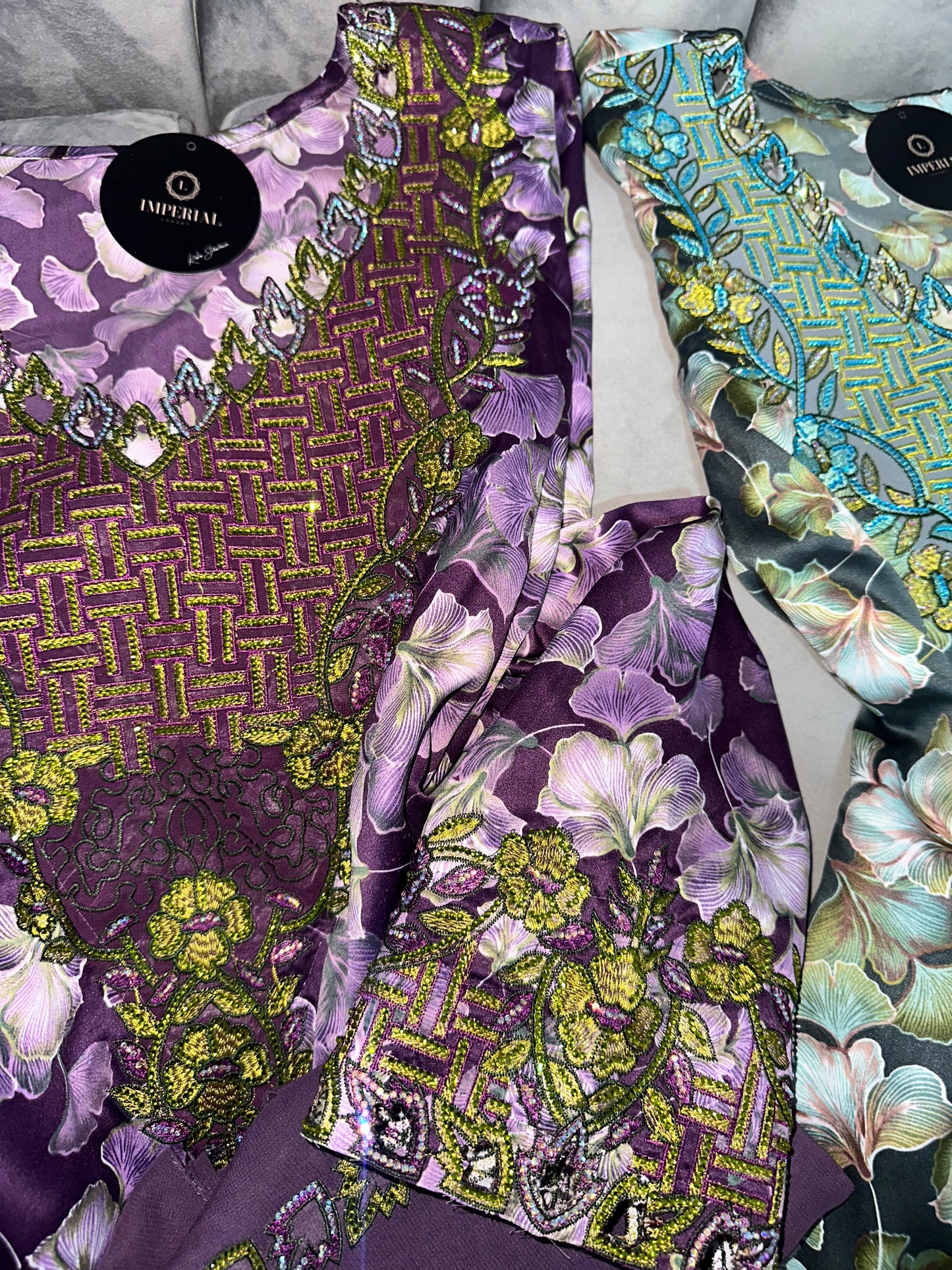Dark colors of mkhawars with matching Shiela