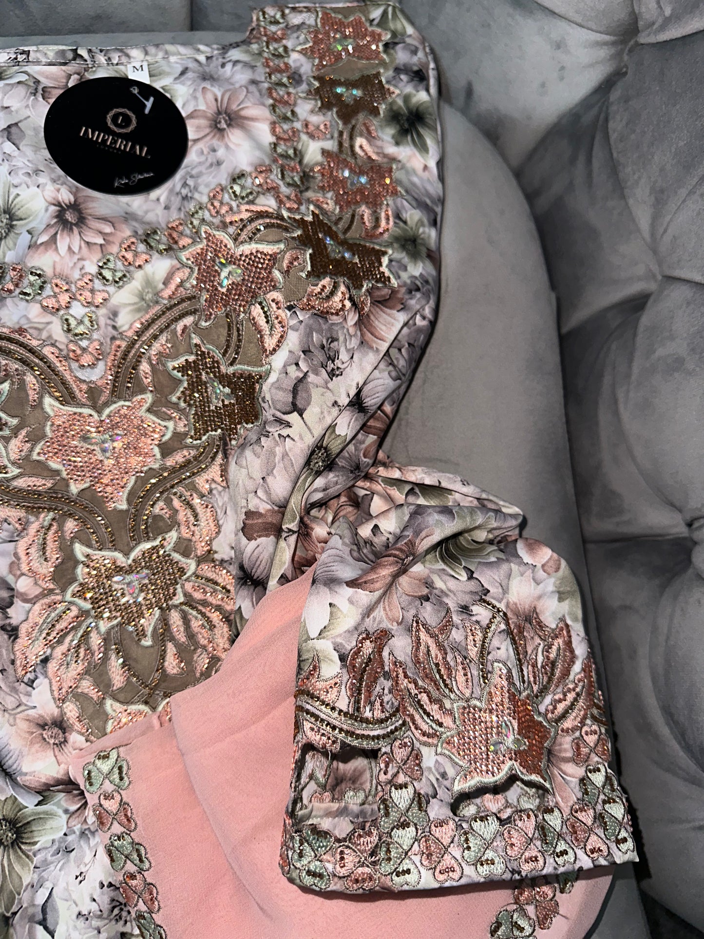 Mkharram mukhawar with matching Shiela and back corset