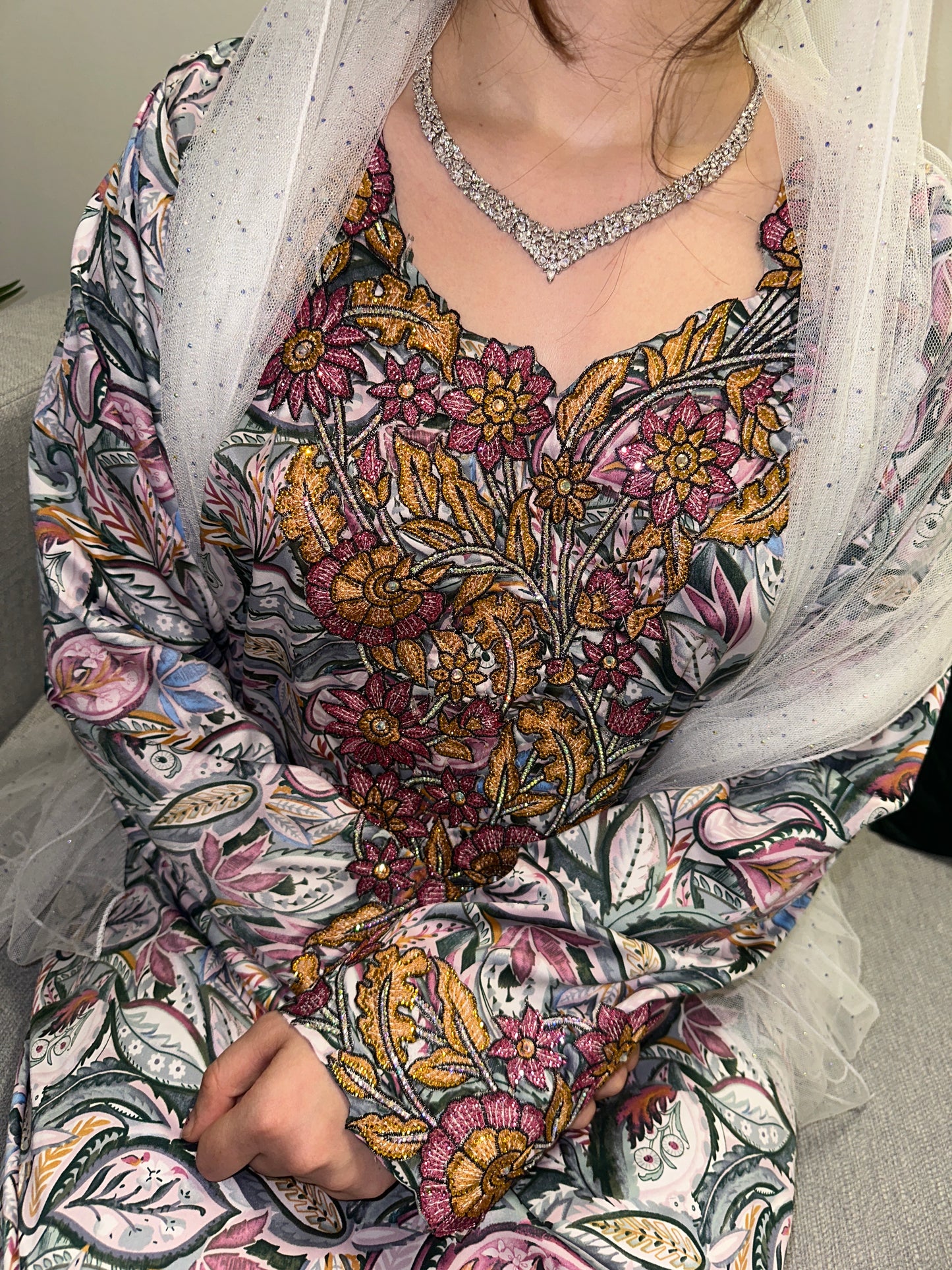 Indonesian silk 3D mkhawar