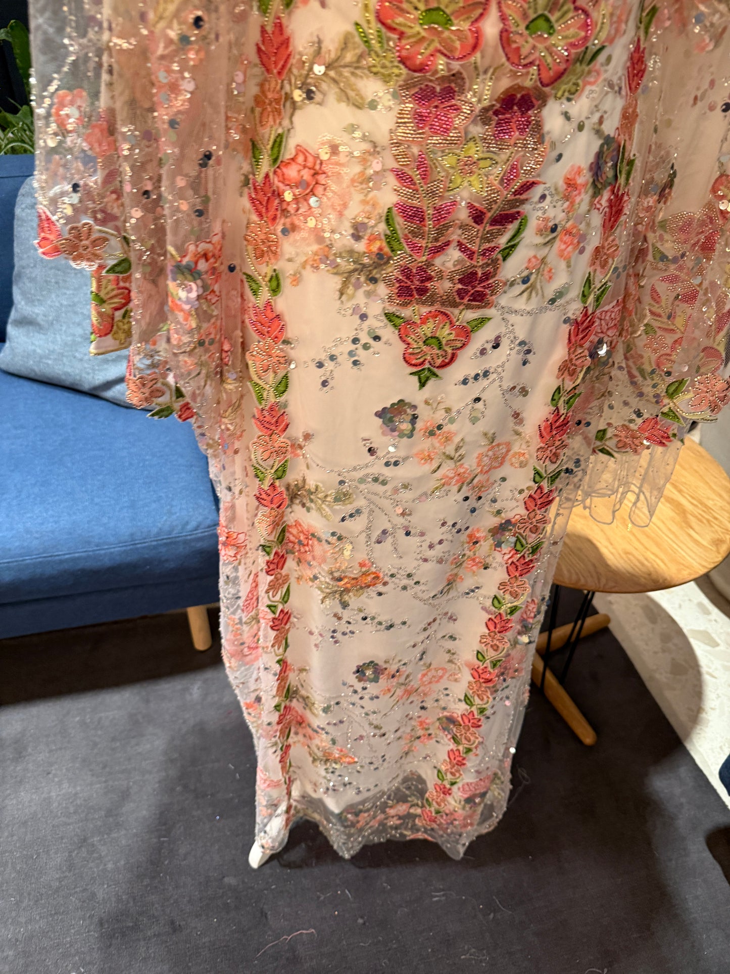 Handmade Emirati Thobe two pieces with inside belt