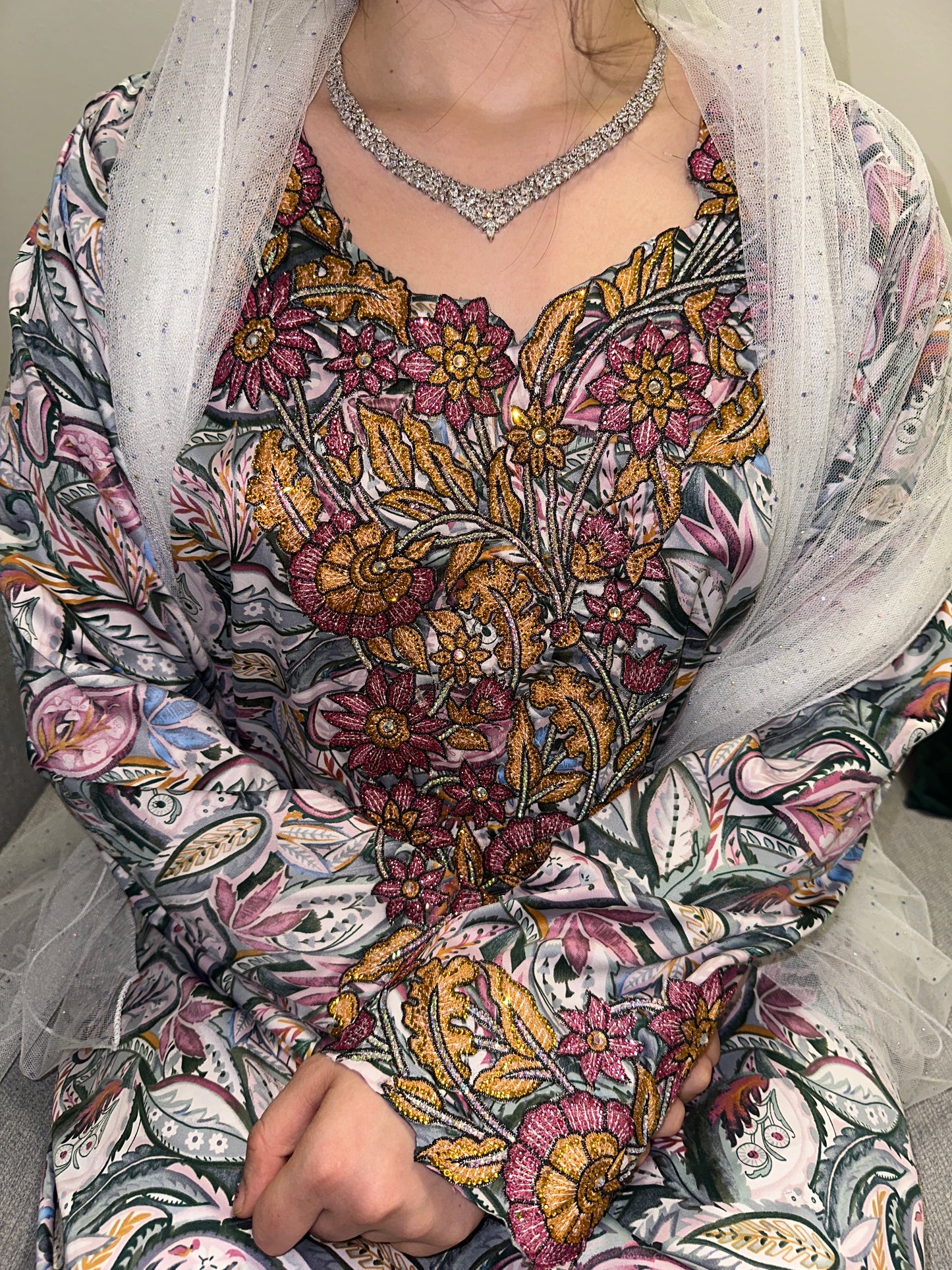 Indonesian silk 3D mkhawar