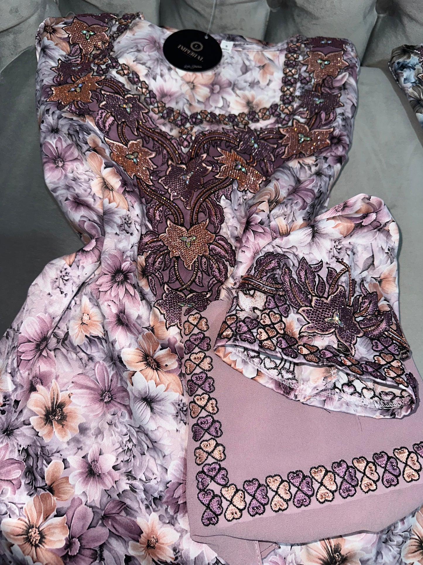 Mkharram mukhawar with matching Shiela and back corset