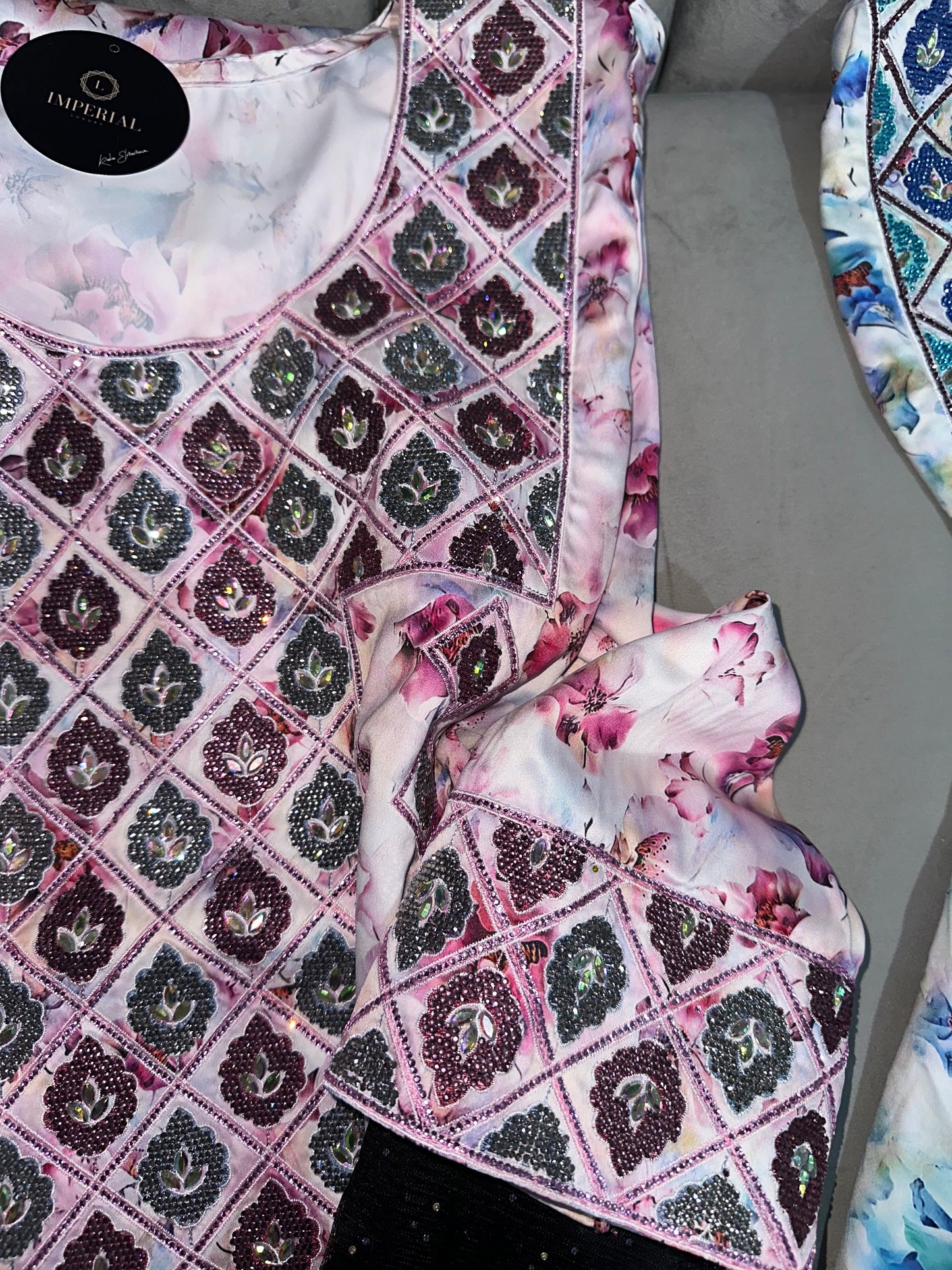 Pure silk mkhawar different colors