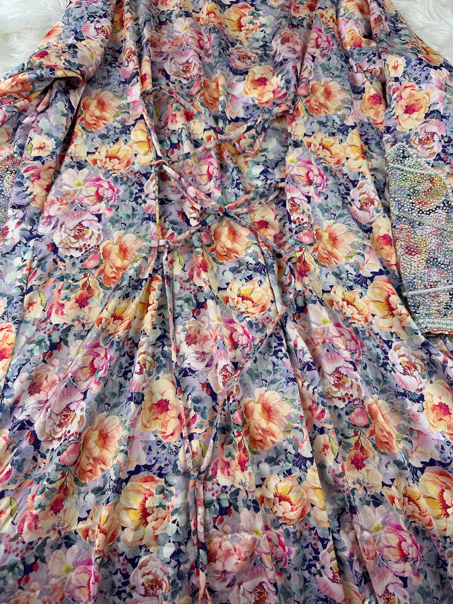 Kasarat1 mukhawar pure silk with back corset