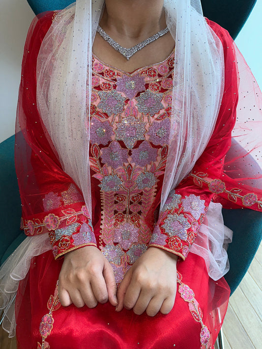 Red Emirates Thobe