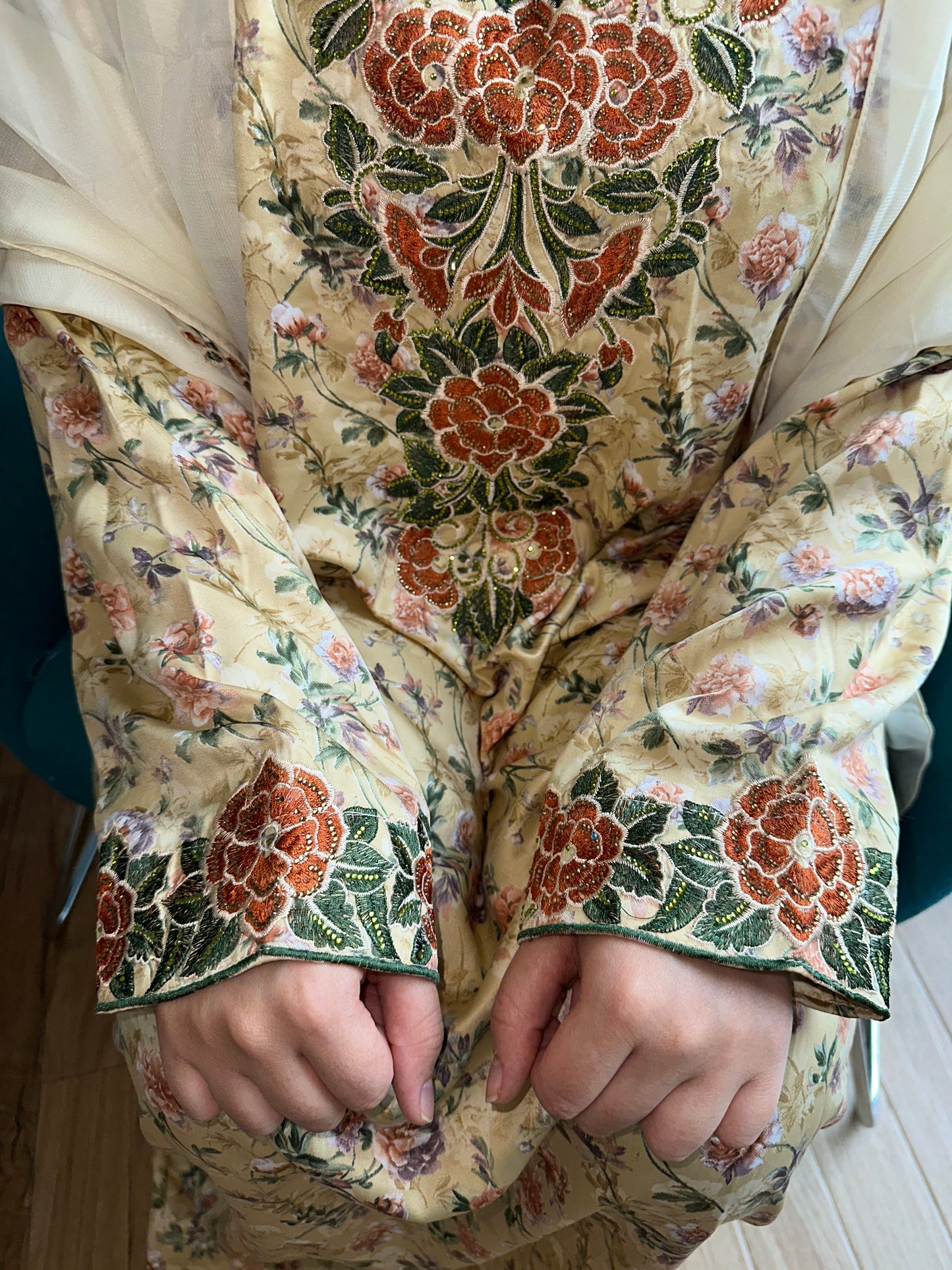 Creamy mkhawar with matching