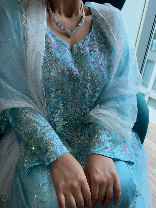 Emirates blue Thobe