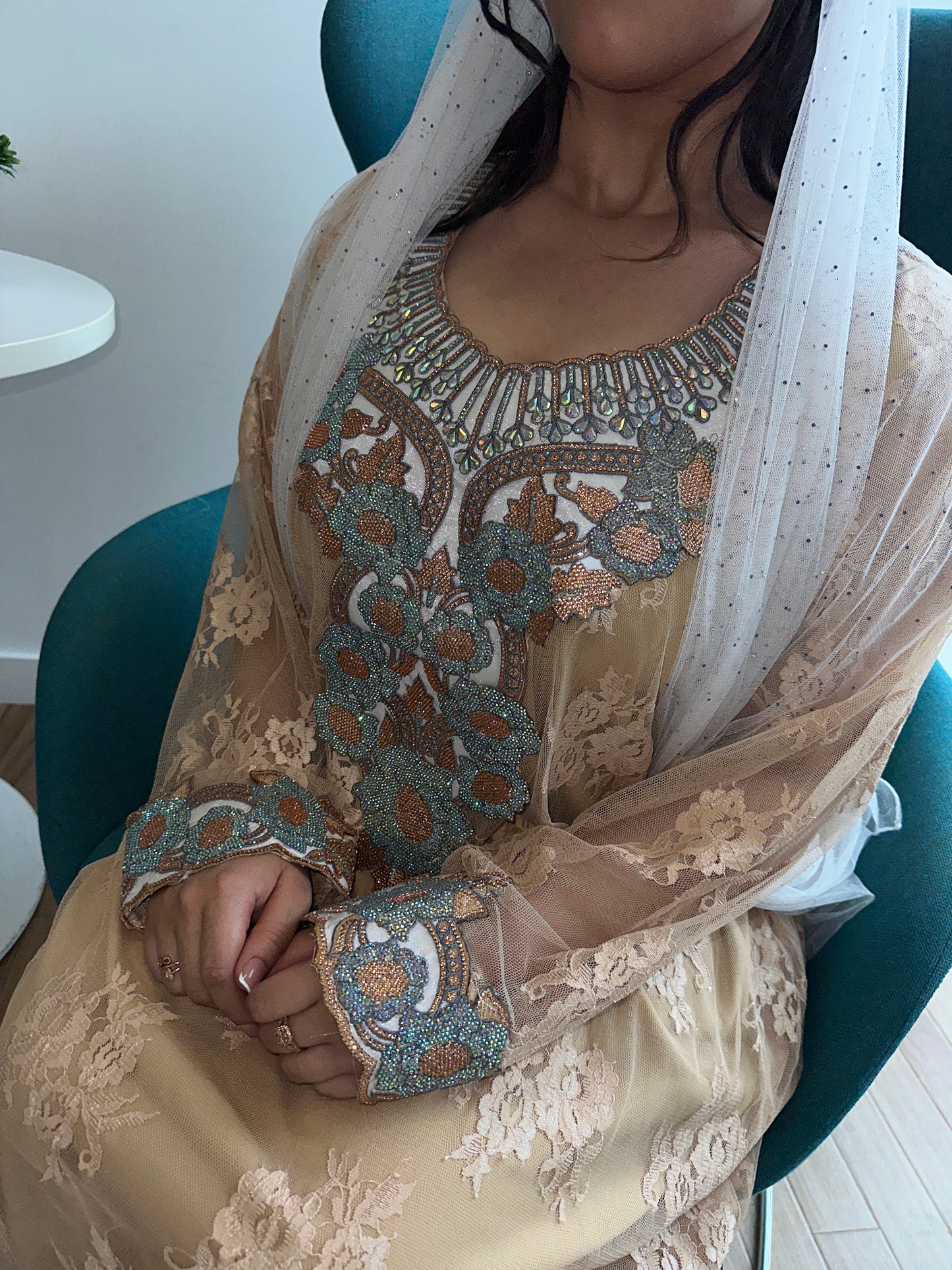 Creamy1 lace mkhawar