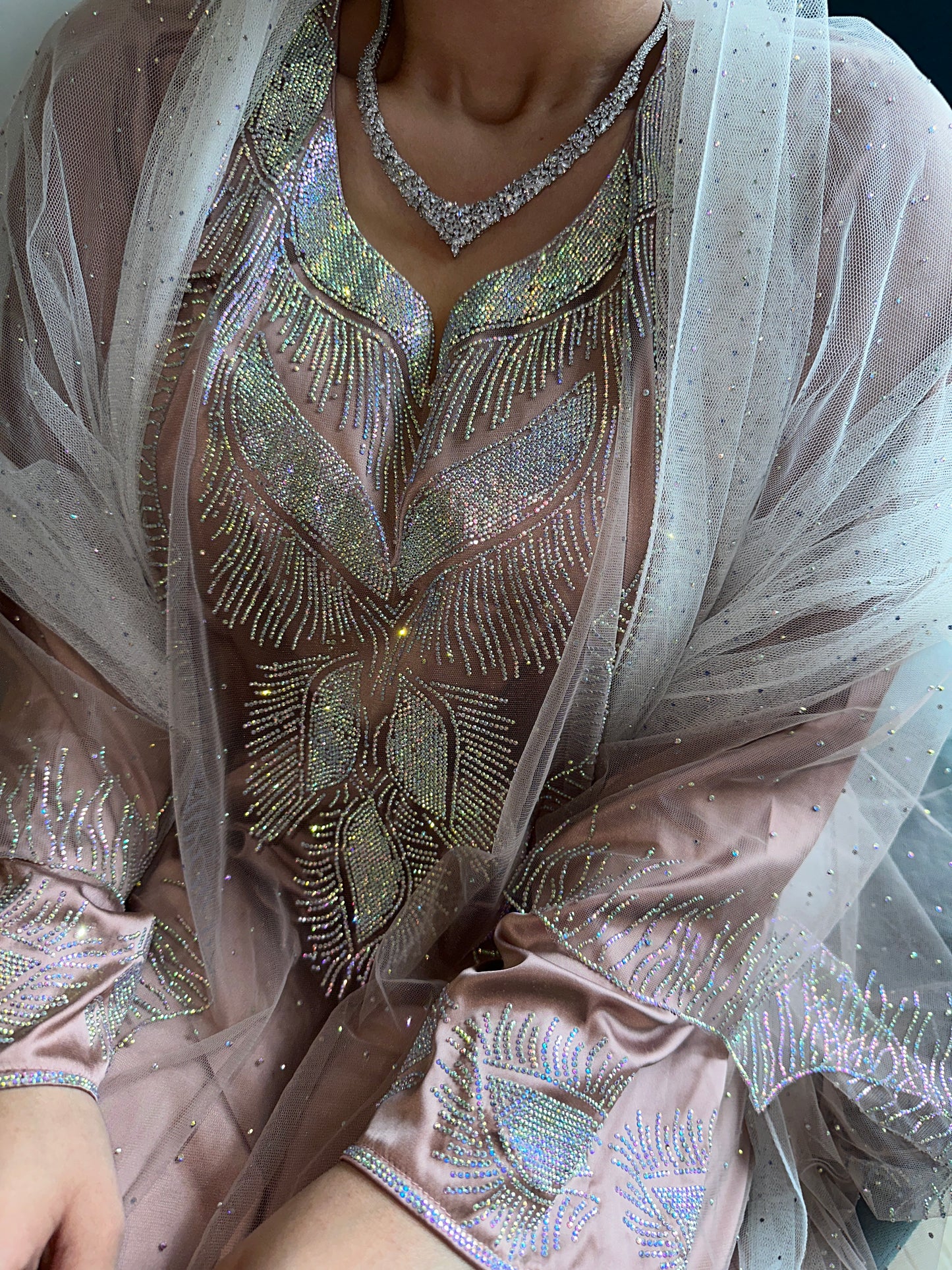 Rose Emirates Thobe two piece