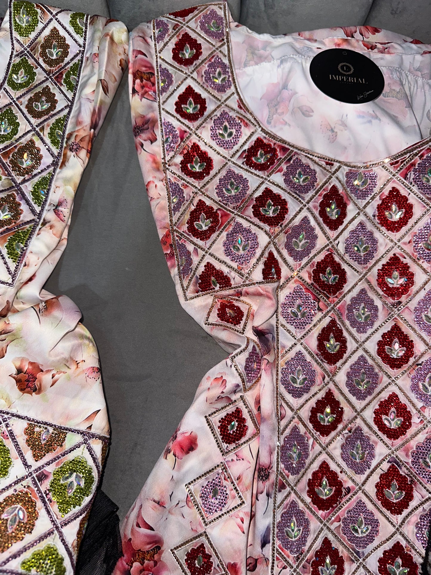Pure silk mkhawar different colors