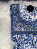 Blue mukhawar Arabic sleeves