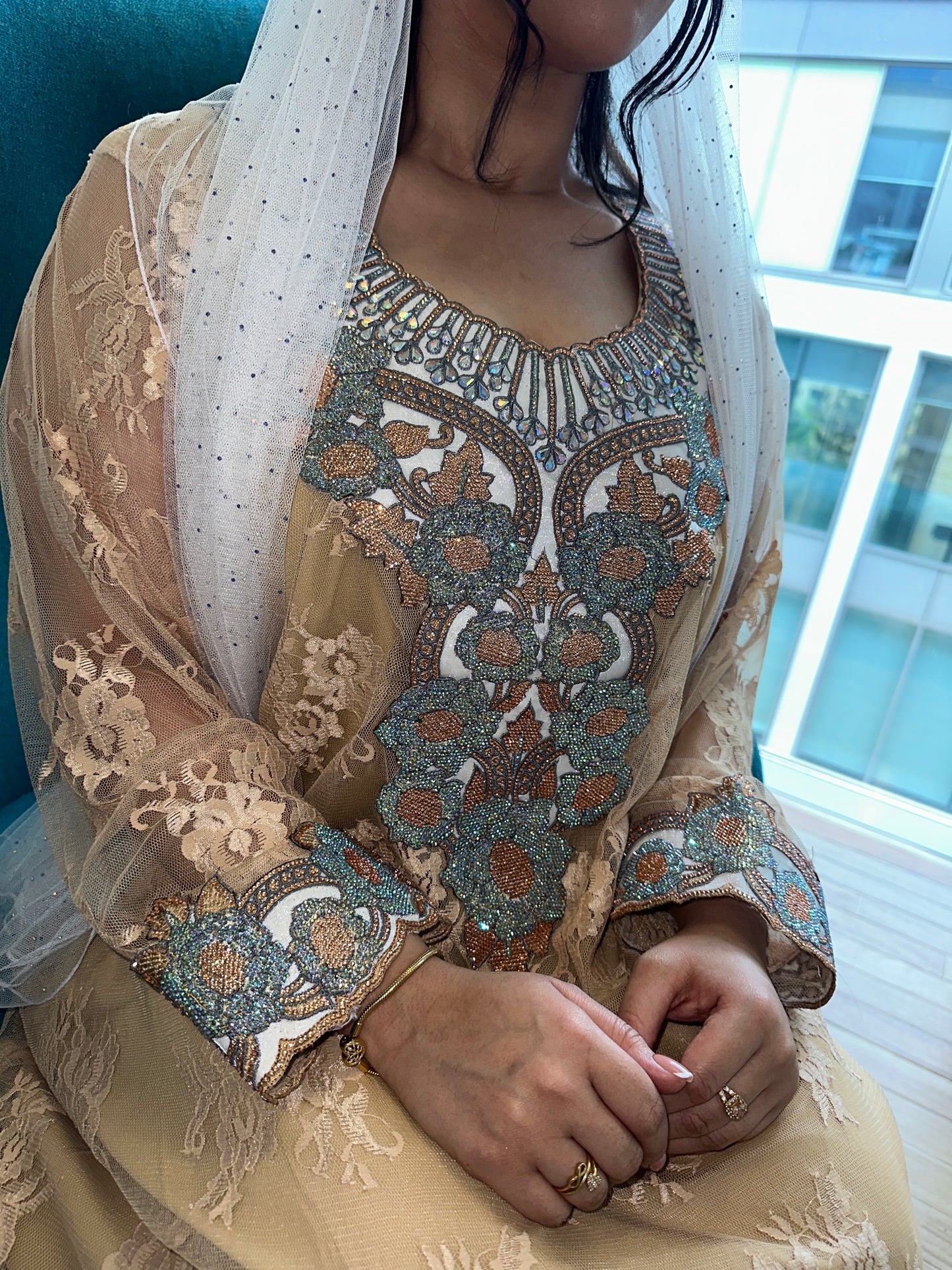 Creamy1 lace mkhawar