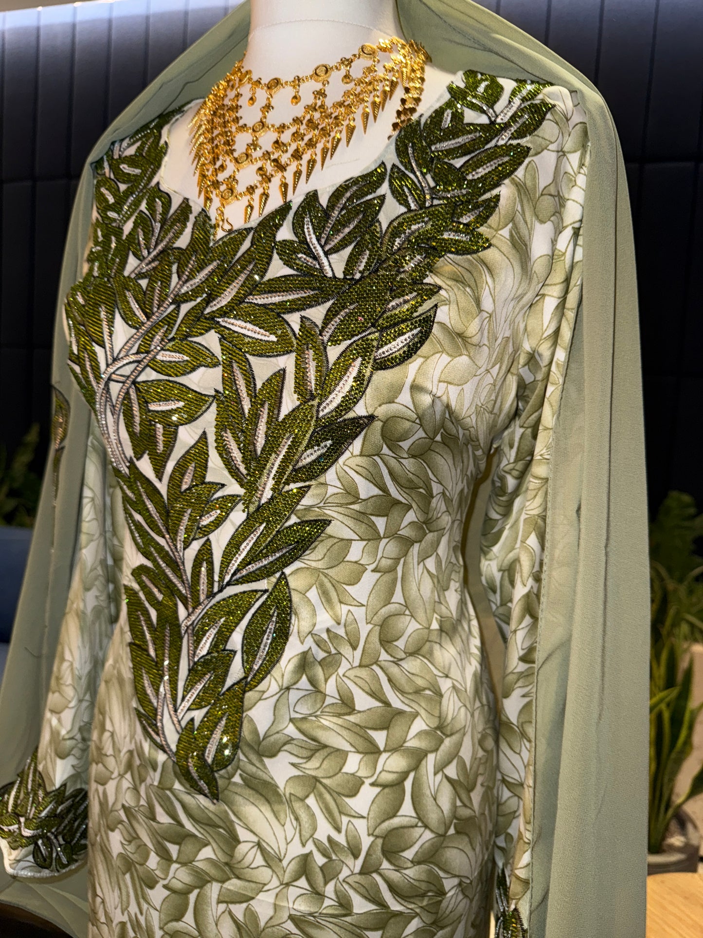 Olive mukhawar with hijab