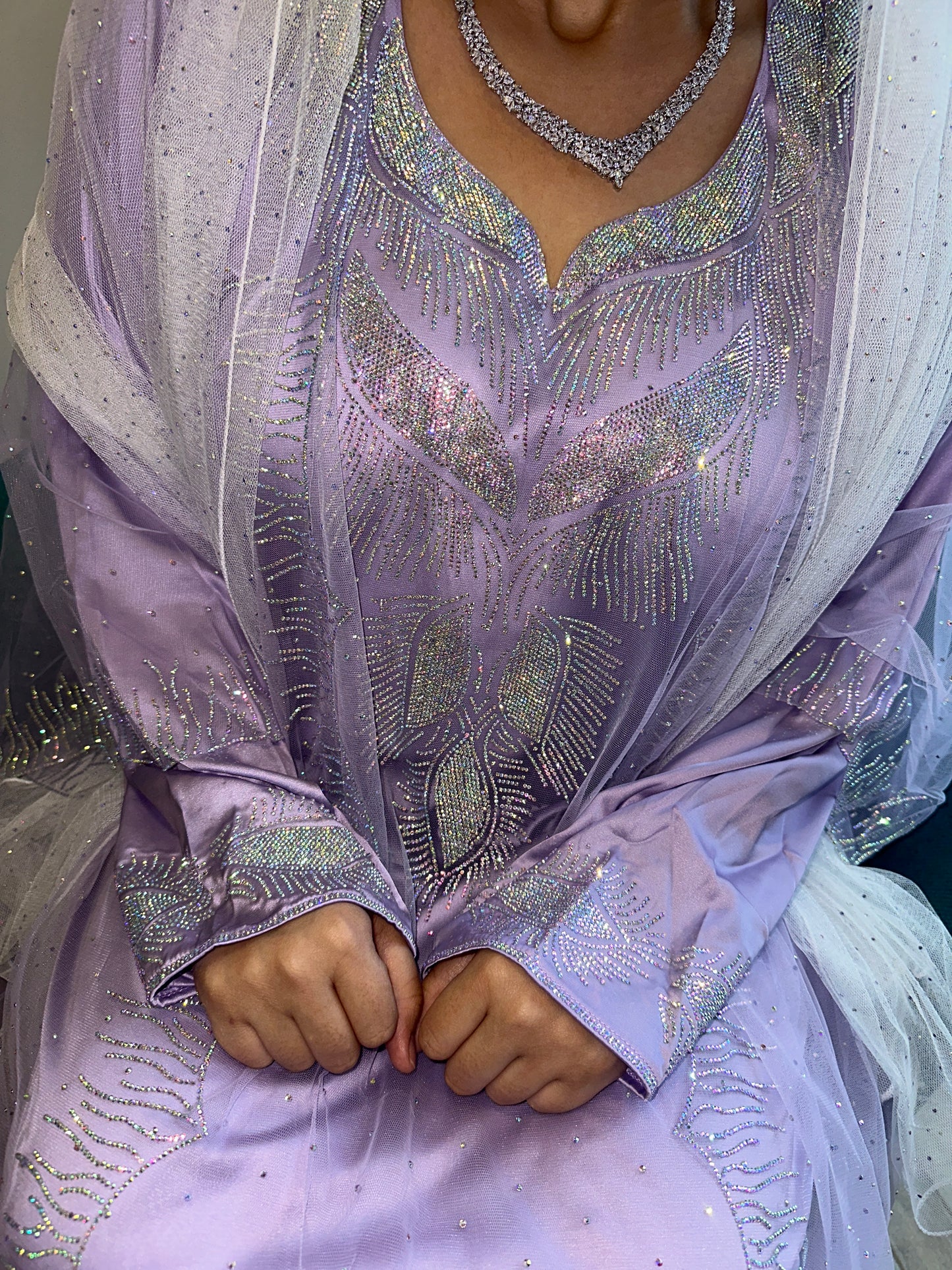 Purple Thobe two pieces