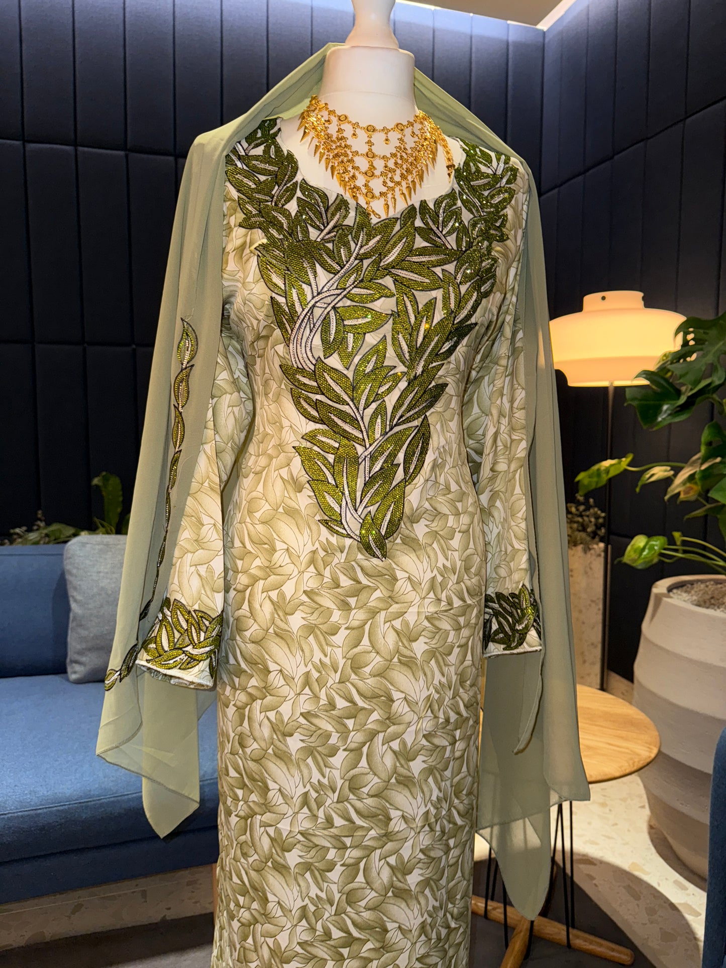 Olive mukhawar with hijab