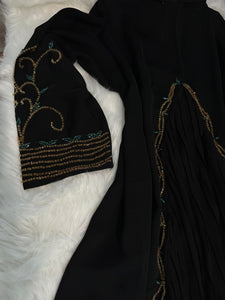 Black and gold Abaya