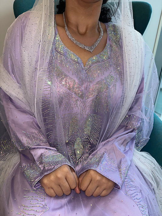 Purple Thobe two pieces