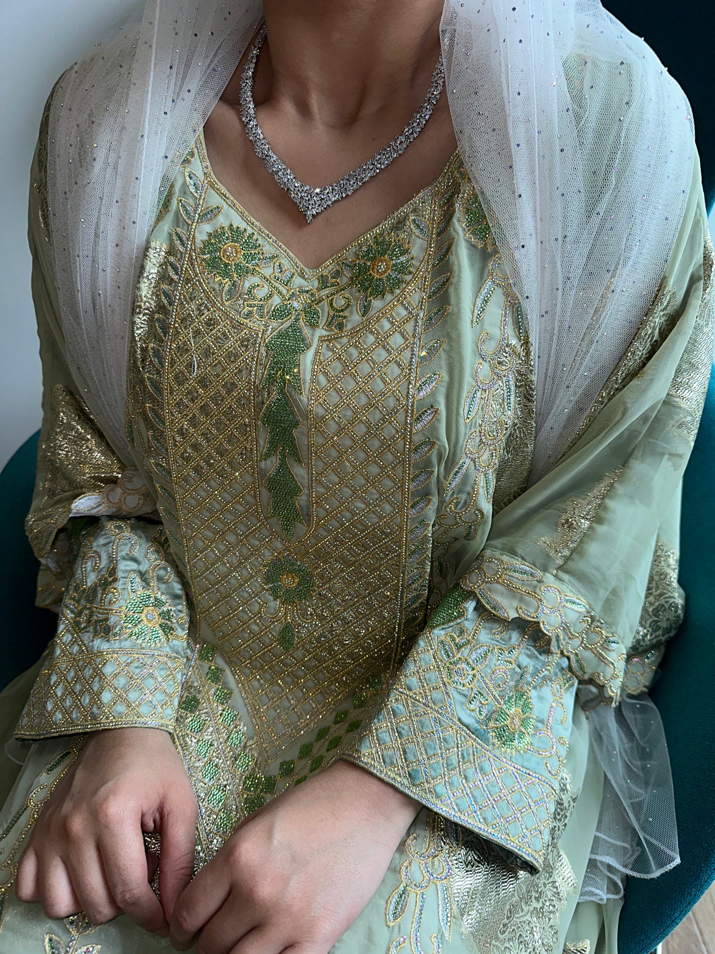 Olive green Emirates Thobe