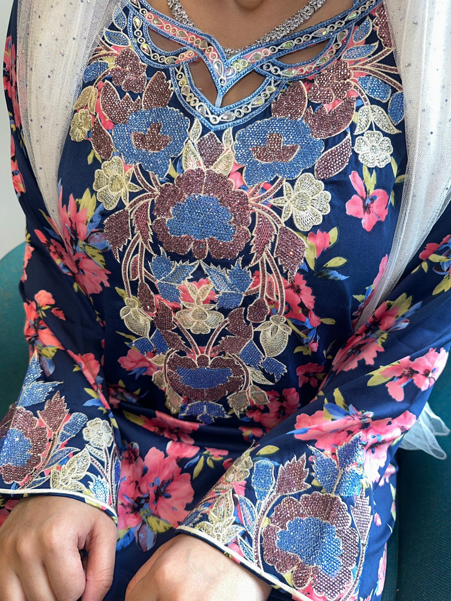 Navy blue mkharram mkhawar