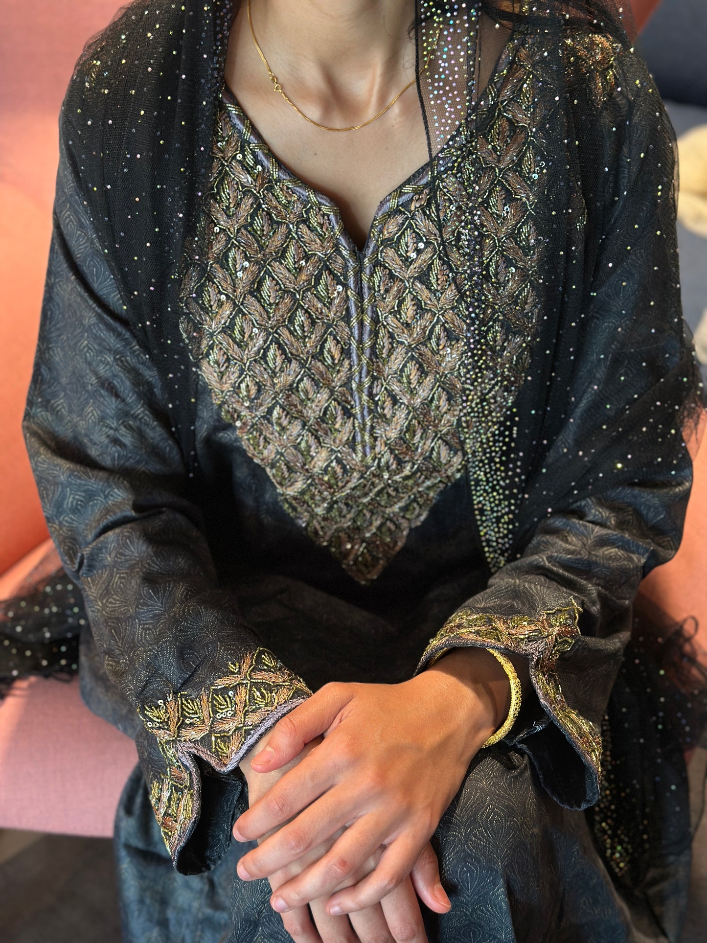 Pure cotton mkhwar with corset back