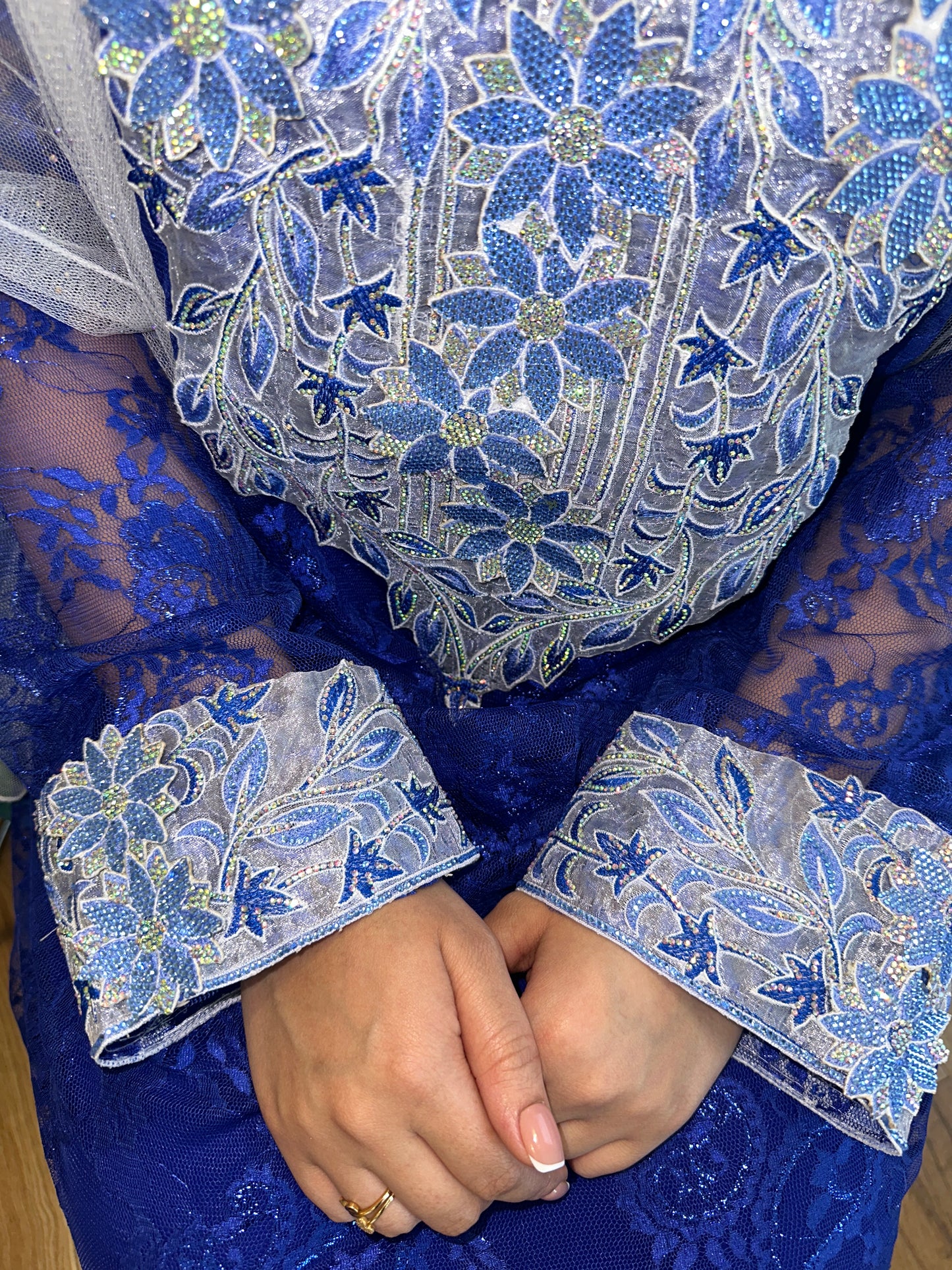 Blue lace mkhawar 3D