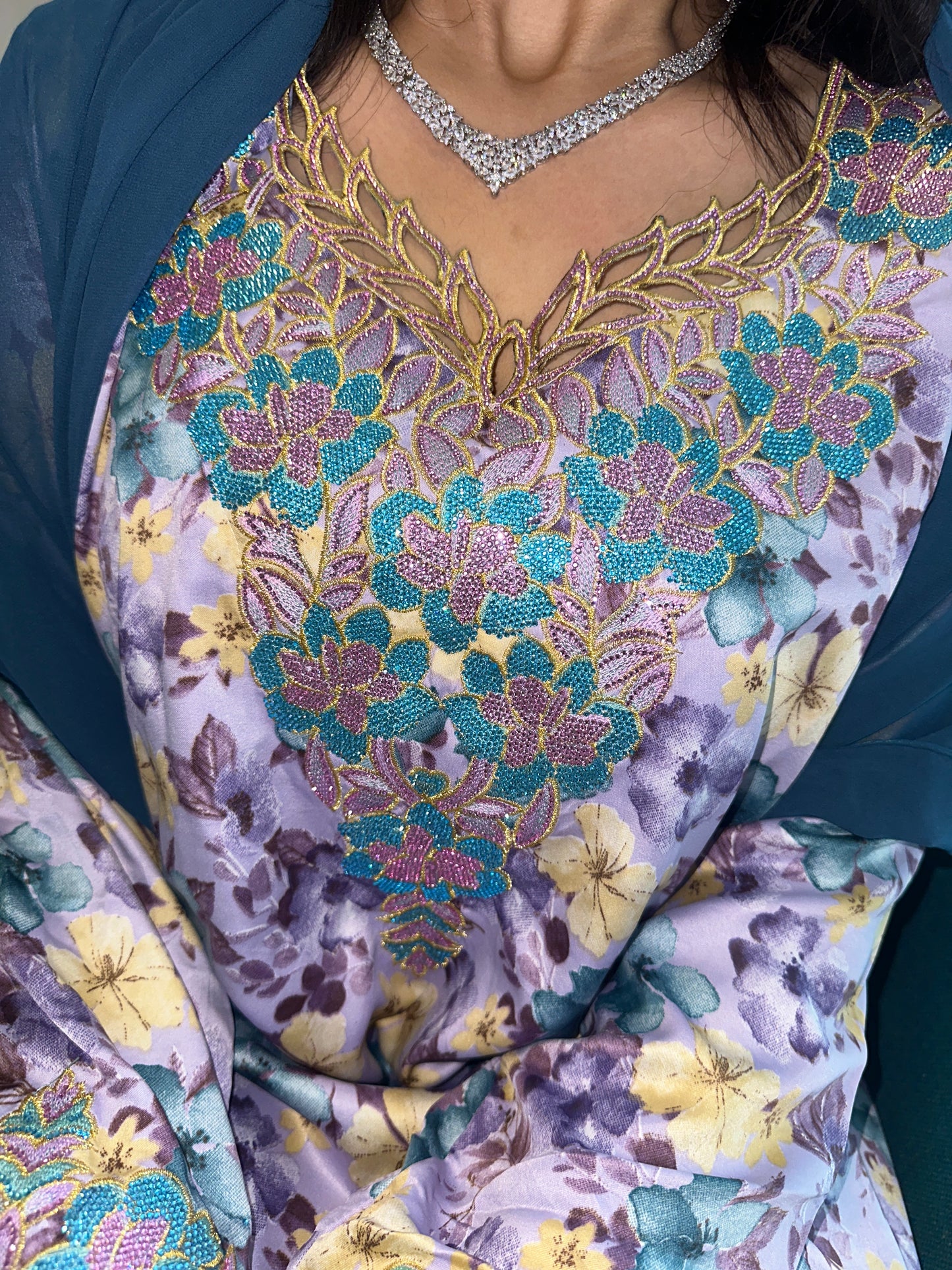 Purple5 mkhawar with matching Shiela