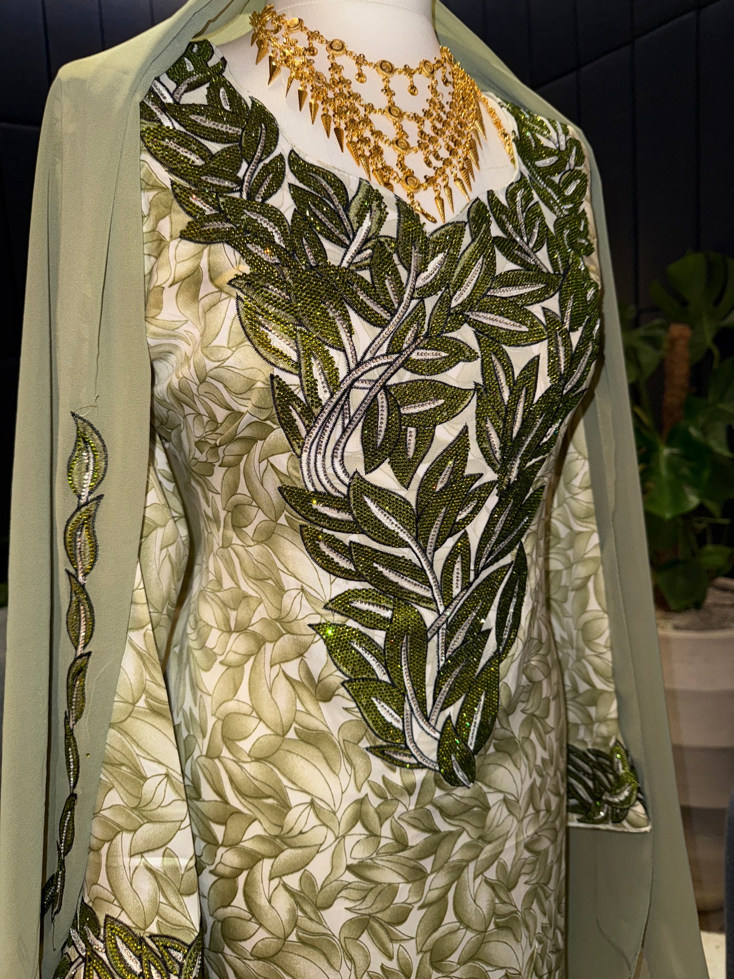 Olive mukhawar with hijab